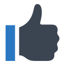 Thumbs up for less stress.